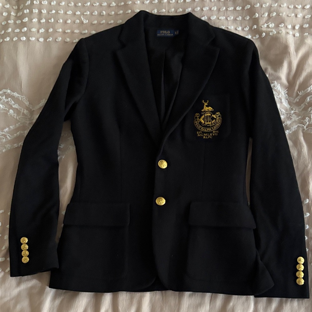 Ralph Lauren Polo Elegant Black Jacket